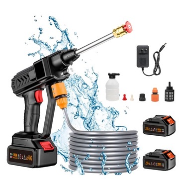 MYJKA CIŚNIENIOWA AKUMULATOROWA MOCNA + 2 X BATERIA 24V +SKRZYNKA