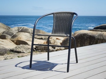 САДОВЫЙ СТУЛ ИЗ РОТАНГА ДЛЯ БАЛКОНА ТЕРРАСЫ БИСТРО