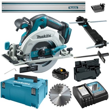 MAKITA PILARKA DHS680ZJ MEGA XXL SZYNA 1,5 ŁAD 5Ah PIŁA DHS 680 ZESTAW