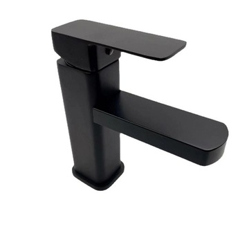 Смеситель для раковины STANDARD, ЧЕРНЫЙ CUBE LOW
