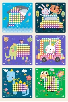 ДЕРЕВЯННЫЙ ПАЗЛ ГРИБНЫЕ ШПИЛЬКИ МОЗАИКА