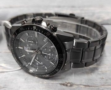 MĘSKI SZARY STALOWY ZEGAREK CASIO EDIFICE CHRONOGRAF EFV-540DC -1CVUEF