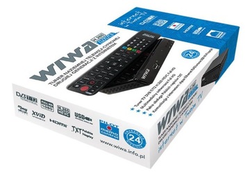 ТВ-тюнер HD-декодер DVB-T2 HEVC H.265 USB PVR Wiwa