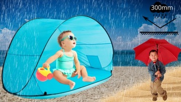 САМОРАСПАДАЮЩАЯСЯ ТУРИСТИЧЕСКАЯ ПЛЯЖНАЯ ТЕНТКА, ТВЕРДЫЙ ФИЛЬТР UV50, ПЛЯЖ