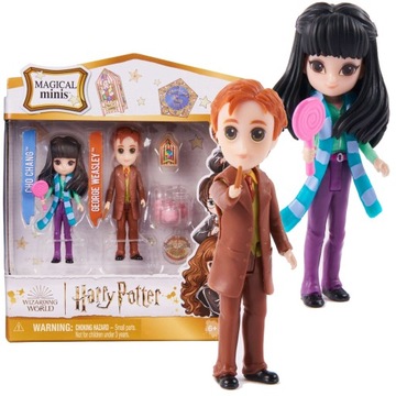 HARRY POTTER CHO I GEORGE ZESTAW 2 FIGURKI + AKCESORIA