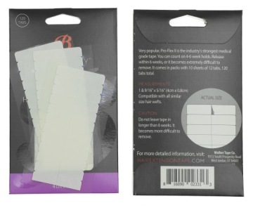 TAŚMA DO WŁOSÓW PERUK UZUPEŁNIEŃ MOCNA DWUSTRONNA