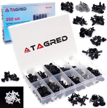 SPINKI SAMOCHODOWE MOCUJĄCE KLIPSY VOLVO 350 SZT