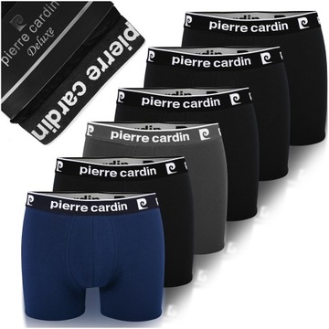 Pierre Cardin Bokserki Męskie Bawełniane 6 sztuk Rozmiar XXL