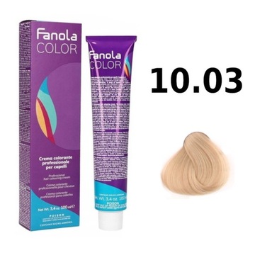 FANOLA CREMA COLORE 100ml farba do włosów nr 10.03