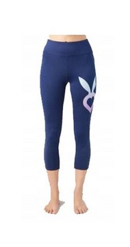 Spodnie treningowe 3/4 Cardio Bunny XL odcienie niebieskiego