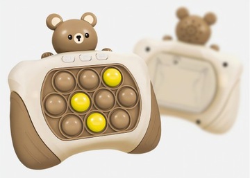 POP IT GRA ELEKTRONICZNA ANTYSTRESOWA ZRĘCZNOŚCIOWA LILO STICH + BRELOK 3D