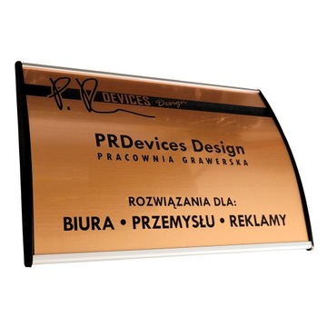 TABLICZKA PRZYDRZWIOWA GRAWEROWANA 15x21cm