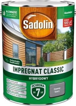 SADOLIN CLASSIC IMPREGNATE 4,5л ТЕМНО-СЕРЫЙ