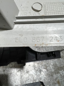 SKODA YETI 5L 5L0 РЕМЕНЬ КРЫШКИ Б СТОЙКИ Б ЛЕВЫЙ ПРАВЫЙ