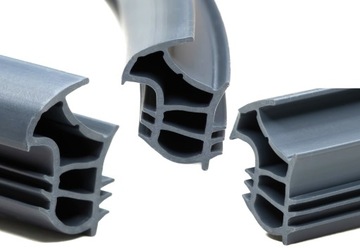 USZCZELKA drzwi STALOWE METALOWE WCISKANA DO OŚCIEŻNIC PROGU GRAFIT 1mb