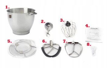 Кухонный комбайн RIWALL PRO ROBY ROBOTER 2.0 2700 Вт черный