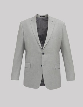 Marynarka do zestawu cinaglio szary classic fit 176 108