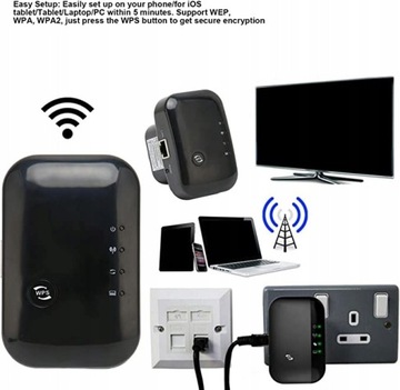Усилитель сигнала Wi-Fi, расширитель диапазона Wi-Fi *