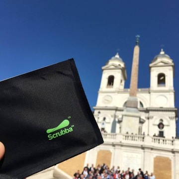 SCRUBBA Ультратонкий дорожный кошелек 7г Зеленый