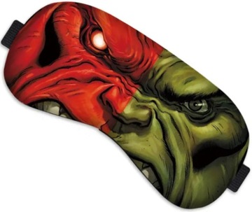 OPASKA NA OCZY MASKA DO SPANIA RELAKSU HULK MARVEL DLA DZIECI osłona oczu