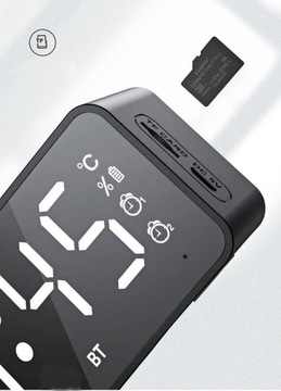 ПОРТАТИВНОЕ FM-РАДИО БУДИЛЬНИК С BLUETOOTH ПОГОДНАЯ СТАНЦИЯ