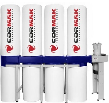 ODCIĄG TROCIN WIÓR CORMAK ODPYLACZ FM470 5500W 6800 m³/h WORKI PŁÓCIENNE