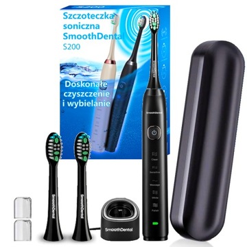 SZCZOTECZKA SONICZNA DO ZĘBÓW ELEKTRYCZNA + ETUI