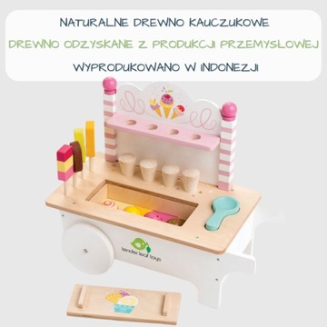 TENDER LEAF TOYS : DREWNIANY SKLEPIK Z LODAMI NA MAGNESY