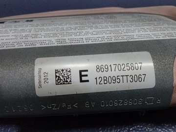 BMW 7 F01 F02 ULOŽENÍ AIRBAG SEDADLA PRAVÁ 8691702