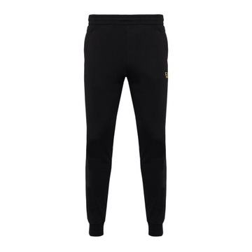 Spodnie męskie EA7 Emporio Armani Train Core ID Coft Slim black/gold logo M