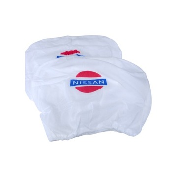 Nissan pokrowce na zagłówki retro komplet 2