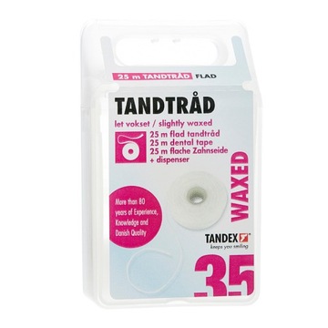 TANDEX Dental Tape taśma dentystyczna miętowa 25m