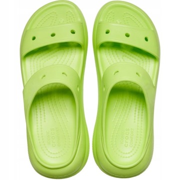 klapki damskie na platformie crocs chodaki lekkie wysokie 38,5 M6/W8