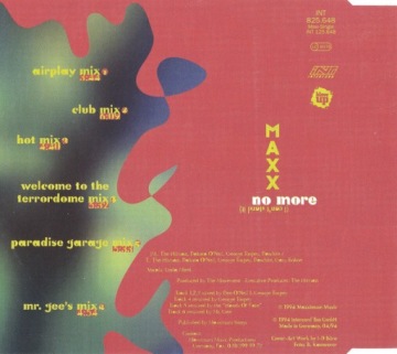 Maxx - No More (Я не могу этого вынести) компакт-диск