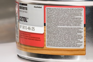 SIKKENS CETOL WF 9810-46-25 (WF 761) 10л ЛАК ДЛЯ ДЕРЕВА 73 ЦВЕТА