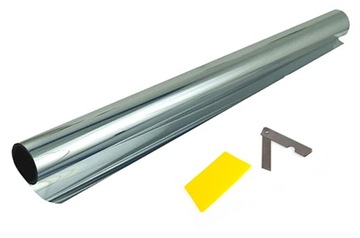 Фольга 75 х 300 см Темное серебро для тонировки стекол