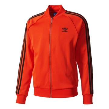 ADIDAS SUPERSTAR SST TRACK TOP MĘSKA BLUZA SPORTOWA CZERWONA r. S