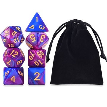 Розовый Белый Стиль Многогранник 7 Куб Два Цвета