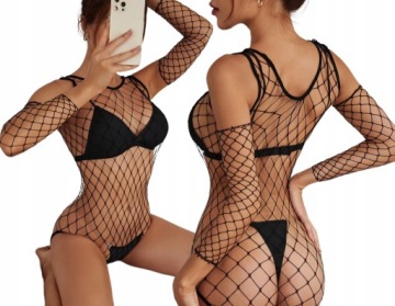 Bielizna Body Kabaretki Rękawiczki Kostium Nowa