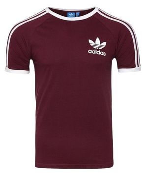 Adidas Originals bordowa koszulka t-shirt męski 3-Stripes Tee DH5810 M