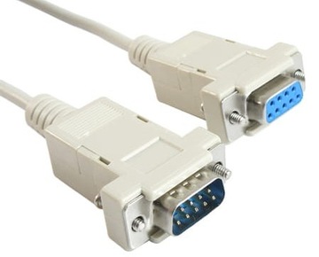 Przyłącze gniazdo DB 9 (RS-232) na wtyk DB 9 (RS-232) 10m