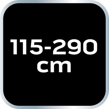 Podpora teleskopowa do płyt 115-290cm rozpierak