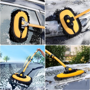 SZCZOTKA DO MYCIA SAMOCHODU Z TELESKOPOWYM UCHWYTEM, DO MYCIA SAMOCHODÓW
