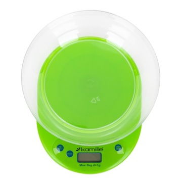 Электронные кухонные весы синего цвета Kamille