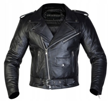 MĘSKA KURTKA MOTOCYKLOWA OZONE RAMONESKA SKÓRA 2XL