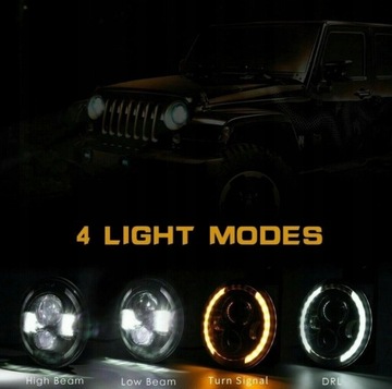 7-ДЮЙМОВАЯ ФАРА СВЕТОДИОДНАЯ ПЕРЕДНЯЯ ФАРА МОТОЦИКЛА 150 Вт