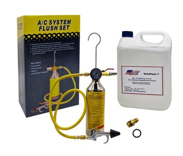 CYLINDER + PŁYN DO PŁUKANIA UKŁADU KLIMATYZACJI 5L