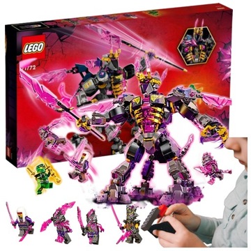 LEGO NINJAGO FIGURKI KRYSZTAŁOWY KRÓL ZESTAW KLOCKÓW DLA CHŁOPCÓW FIGURKA