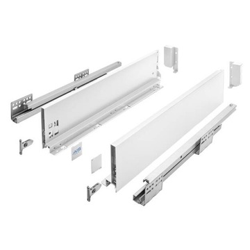 SZUFLADA AXIS PRO NISKA L500 H84 BIAŁA GTV CICHY DOMY