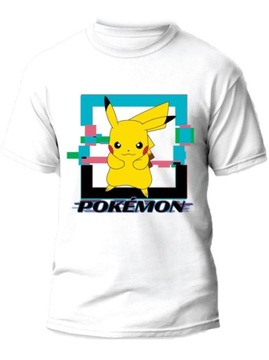 T-shirt Koszulka Bluzka Pokemon Pikachu 140